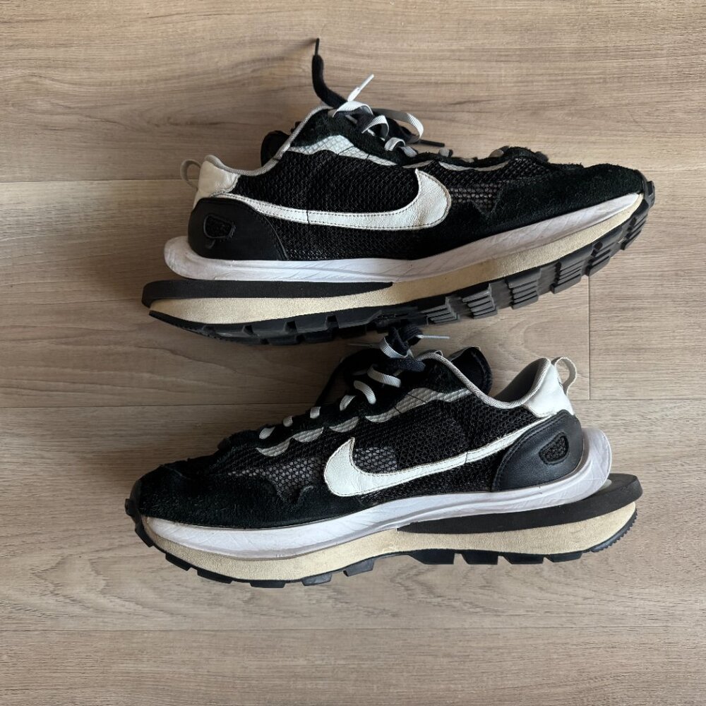 Nike sacai x VaporWaffle 'Black White' Men's Size 13 Sneakers - Picture 2 of 9